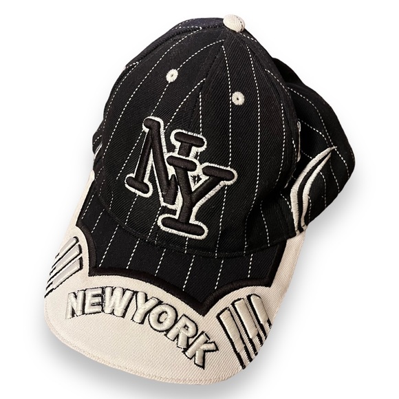New York & Company Other - New York Embroidered Black & White Cap